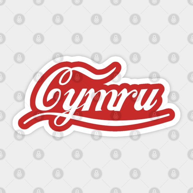 Cymru-Cola Sticker by Teessential